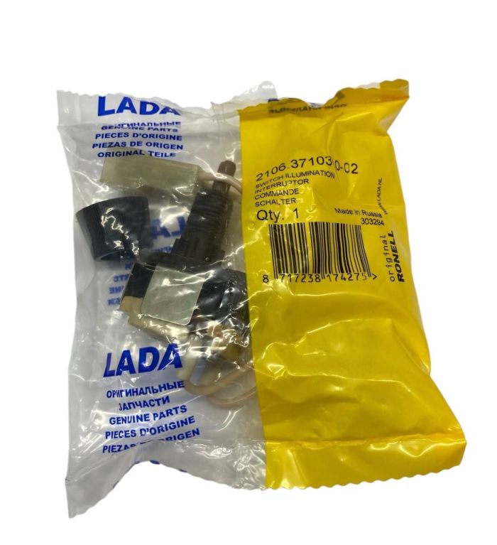 Реостат освітлення панелі приладів ВАЗ 2106 з ручкою (2106.3710310-02) 621.3710 (вир-во ЛЭТЗ)