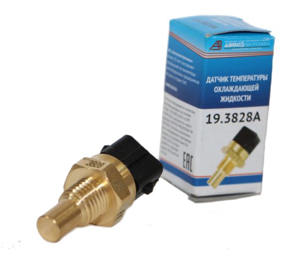 Датчик температури охолоджуючої рідини ГАЗель ЗМЗ-405, -406 19.3828 (вир-во КЗАЭ)