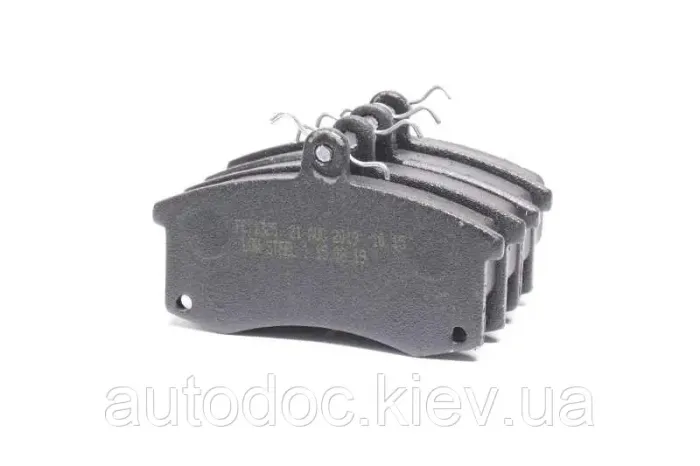 Гальмівна колодка переднього гальма уп. ВАЗ 2110 (ПОЧАТОК) 2110-3501080