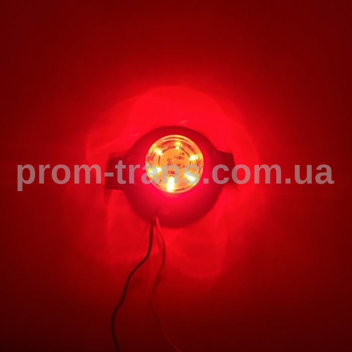 Габаритный фонарь диодный 12-24V 6LED красный DEP-FR0166R (пр-во FORM PLAS)