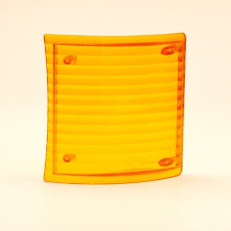 Скло вказівника повороту МАЗ, КАМАЗ-ЄВРО кутове, жовтий п/л 4502.204-11 (вир-во ТЕХАВТОСВЕТ)