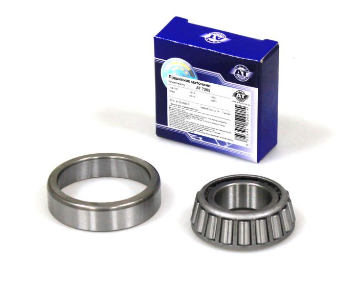 Підшипник ступиці ЗАЗ 1102-1105 Таврія, Daewoo Matiz (зад/нар) AT 7204, (зад/внутр) AT 7205