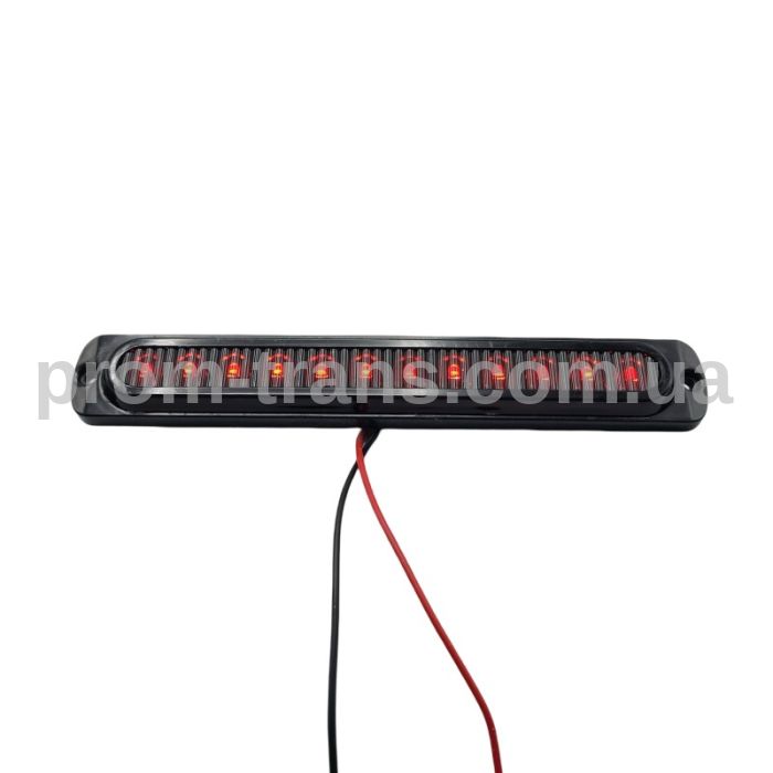 Габаритный фонарь 12LED 12-24V красный 19 см FR0279FR (пр-во FORM PLAS)
