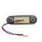 Габаритный фонарь 12-24V 9 LED красный Smoke 8 см FR0174FR (пр-во FORM PLAS)