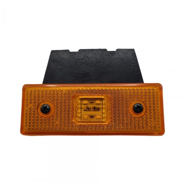 Габаритный фонарь с кронштейном LED 12-24V желтый FR0182 (пр-во FORM PLAS)