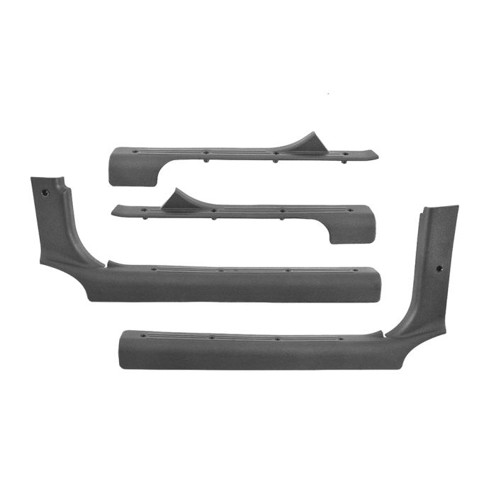 Накладка порога передні і задні ВАЗ 1118 Калина, 2190 Гранта комплект 1118-5109076/77/78/79 (вир-во Пластик)