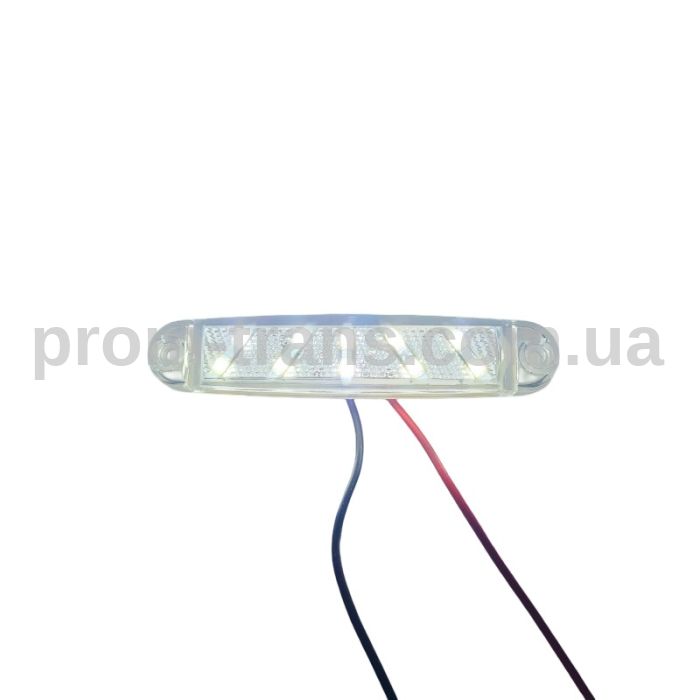 Габаритный фонарь 12-24V 10LED белый DEP-FR0300W (пр-во FORM PLAS)
