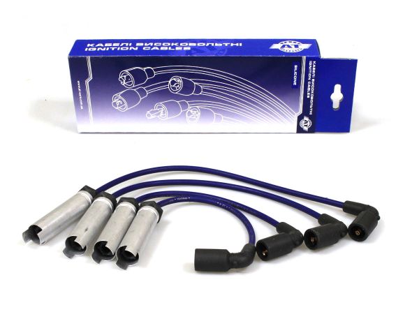 Комплект кабелів високовольтних CHEVROLET AVEO 1.5 8V; DAEWOO LANOS (З МЕТАЛЕВИМ НАКОНЕЧНИКОМ) (963 053 87) O.E.: 963 053 87 AT 99N