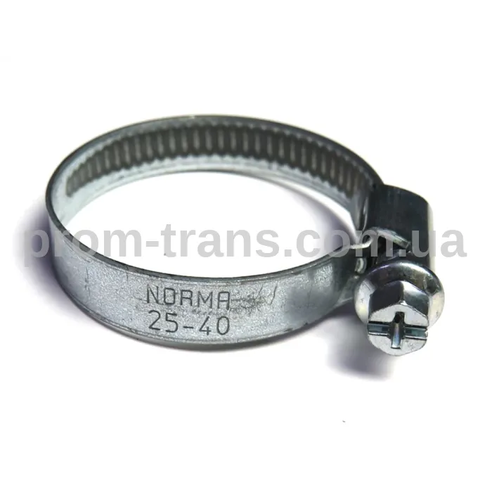 25-40/12С7W1 Хомут червячный оцинкованный NORMA