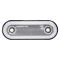 Габаритный фонарь белый неон 12-24V FR0294W (пр-во FORM PLAS)