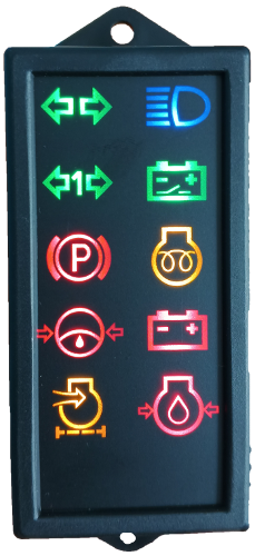 Блок контрольних ламп МТЗ-80-3522.5 (конвеєр МТЗ) БИ8112.3803-1 (вир-во ВЗЭП)