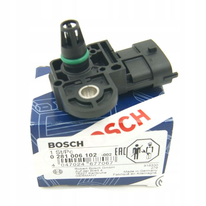 Датчик тиску наддуву повітря ГАЗон Next, КАМАЗ, МАЗ, ЗиЛ (аналог 742.3829, 0 281 002 576) 0281006102 (вир-во BOSCH)