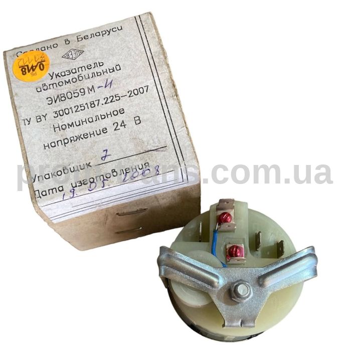 Указатель давления масла МАЗ, БелАЗ, МОАЗ, ГАЗ ЭИ8059М-4 (пр-во ВЗЭП)