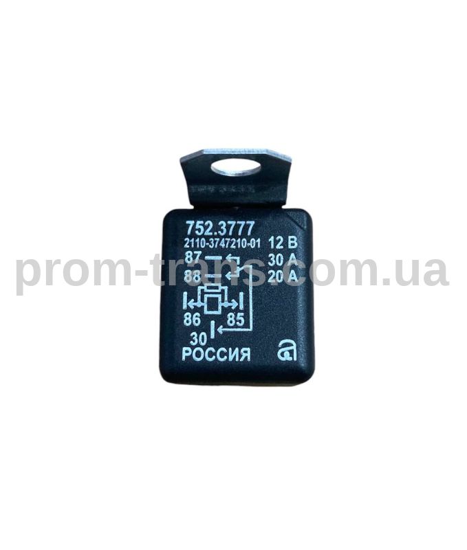 Реле МТЗ 5-ти контактное с кронштейном и резистором 752.3777 12В (аналог 902.3747) (пр-во АВАР)