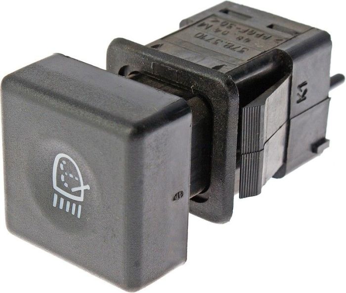 Вимикач включення фароочисника і фароомивача ВАЗ-2110, ВАЗ-2111, ВАЗ-2112 378.3710-08.04 М (вир-во АВАР)