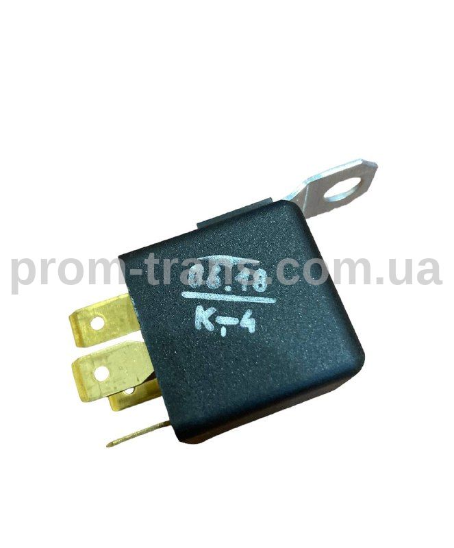 Реле КАМАЗ, МАЗ, КрАЗ 5-ти контактное 24В с кронштейном 751.3777 (пр-во АВАР)