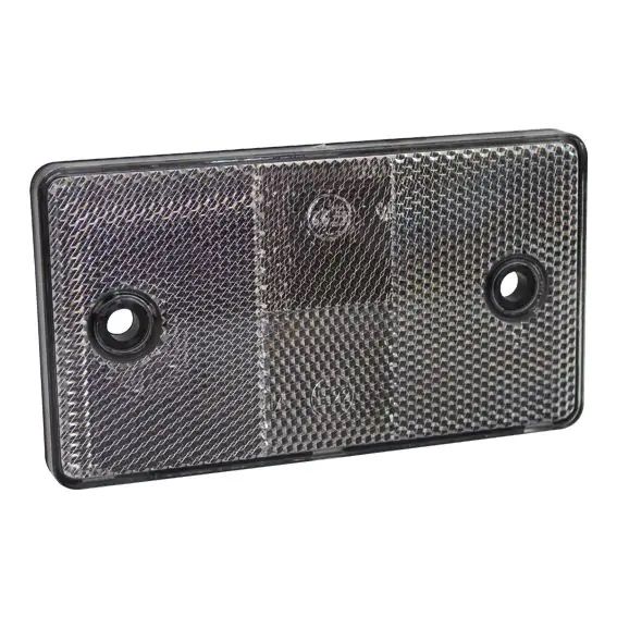 Світловідбивач (катафот) прямокутний білий КД1-4А/КД1-6А (вир-во РУСЛАН-КОМПЛЕКТ)