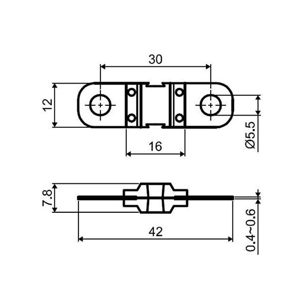 Запобіжник автомобільний MIDIVAL 50A LITTLEFUSE