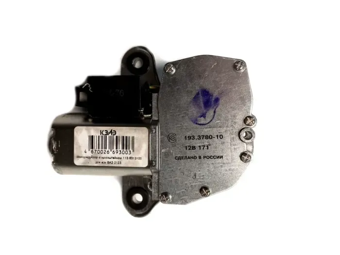 Моторедуктор склоочисника Niva Chevrolet задній (мотор двірників) 113.6313100 (вир-во КЗАЭ)