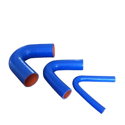 Патрубок силіконовий кутовий 45°  D10 L150*150