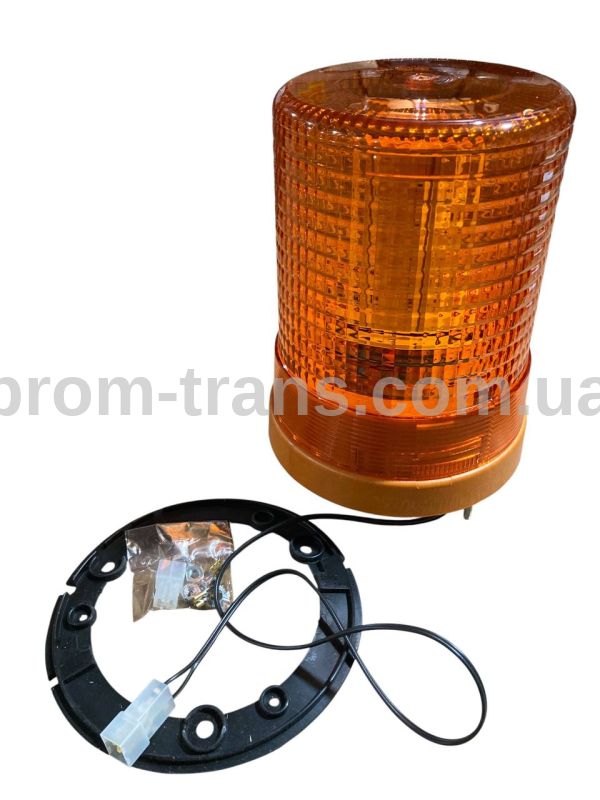 Маяк проблесковый желтый 60LED стационарный крепеж TR512-6 (пр-во AYFAR)