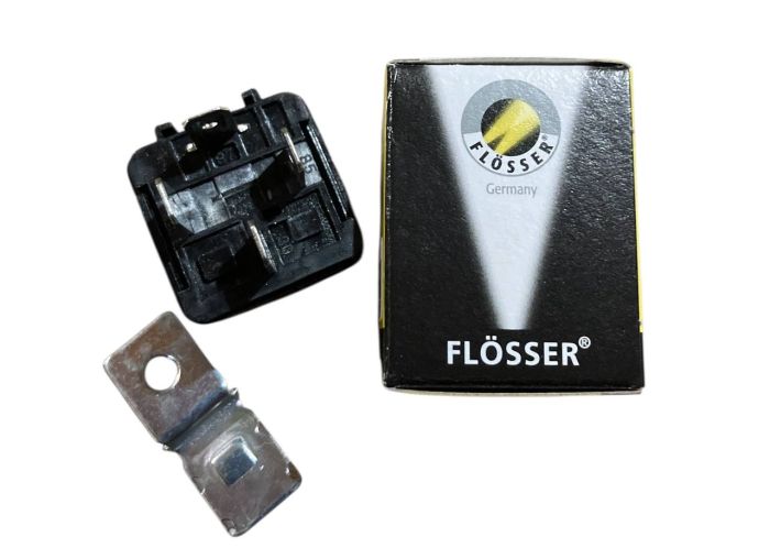 Реле універсальне 4-х контактне 24В 20А з кронштейном 4242 (вир-во Flösser)