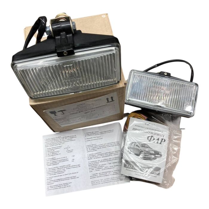 Фара протитуманна біла ВАЗ 2108, 2109, 21099 (комплект 2шт) ШПР 514, 142.3743-10, 21080-3743010-32 (вир-во ОСВАР)