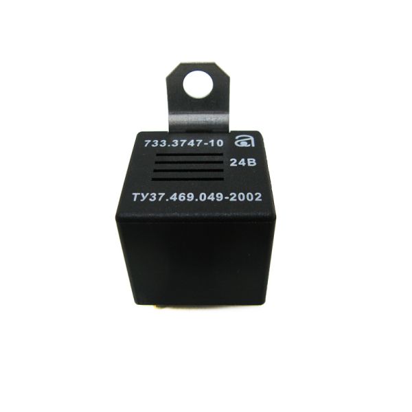 Реле УРАЛ, ЗІЛ, ГАЗ для внутрішньої сигналізації (24В) 2-контактне з кронштейном 733.3747-10  (вир-во АВАР)