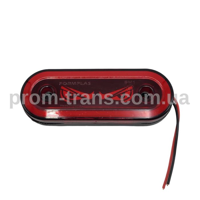 Габаритный фонарь 12-24V красный "Глаза" FR0294L-R (пр-во FORM PLAS)