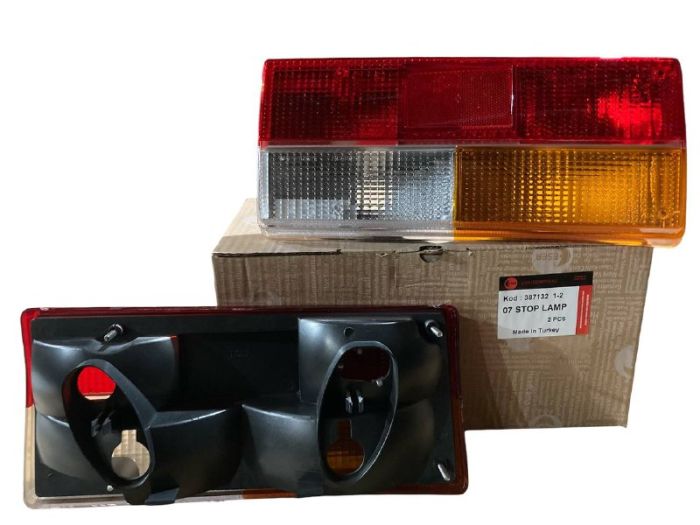 Ліхтарі задні ВАЗ 2107 правий/лівий без плати 2107-3716010/11 (комплект) (вир-во ESER)