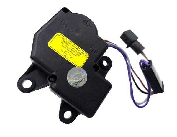 Моторедуктор заслонки обігрівача ВАЗ 2110 нового зразку 2110-8127200 (вир-во Омега)