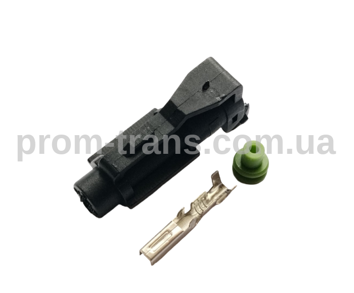 Автомобильный разъем гнездовой 1-но контактный аналог KET MG6102785 серии 1,8мм для китайских блоков розжига ксеноновых ламп