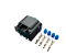 Авто разъем гнездовой 4х контактный аналог АМР 1-967640-1 MICRO QUADLOK