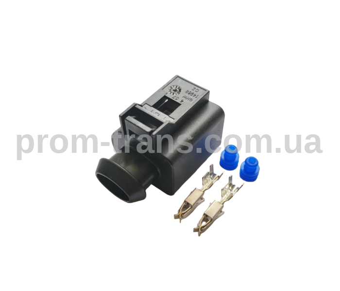 Авто роз'єм генздовий 2х контактний аналог WAG 1JO 973 772