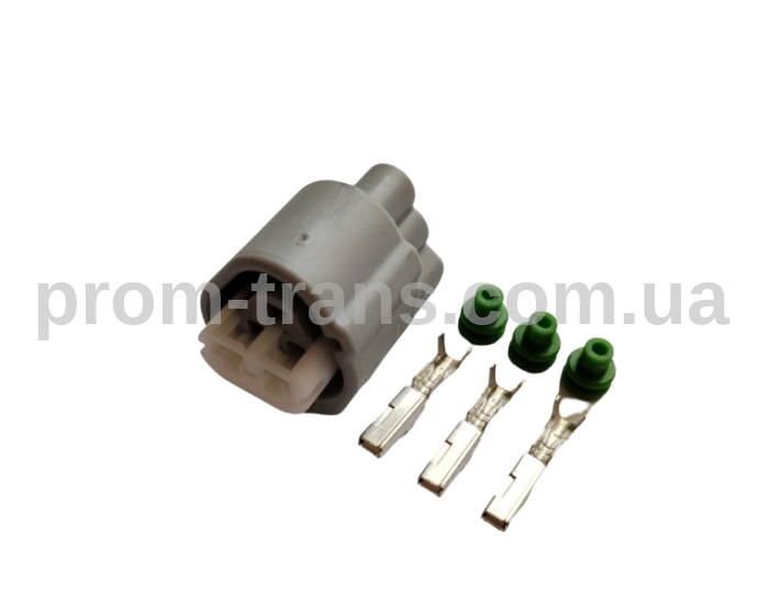 Авто разъем 3-х контактный гнездовой аналог Sumitomo 6189-0486 Toyota 90980-11451