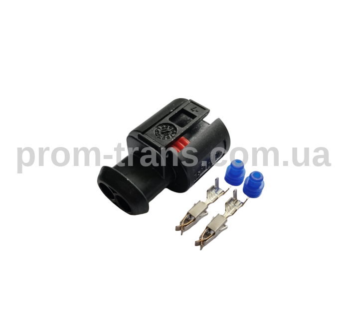 Авто роз'єм 2-x контактний гніздовий аналог Volkswagen 357 973 202
