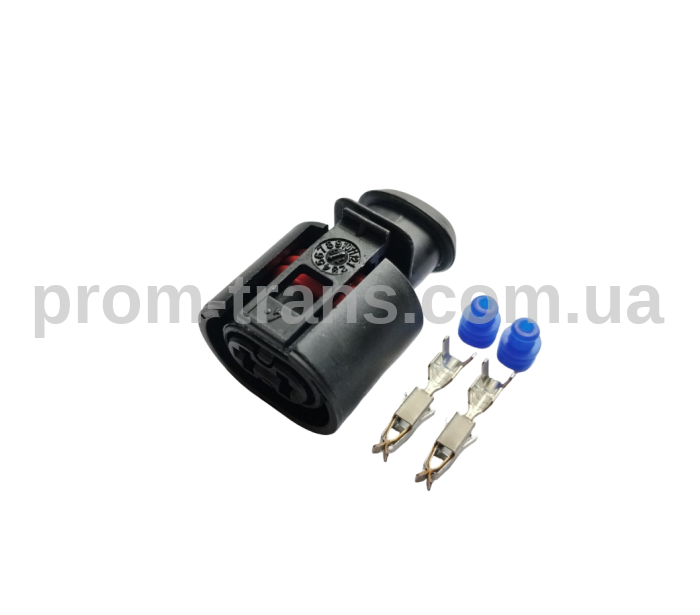 Авто роз'єм 2-x контактний гніздовий аналог Volkswagen 357 973 202