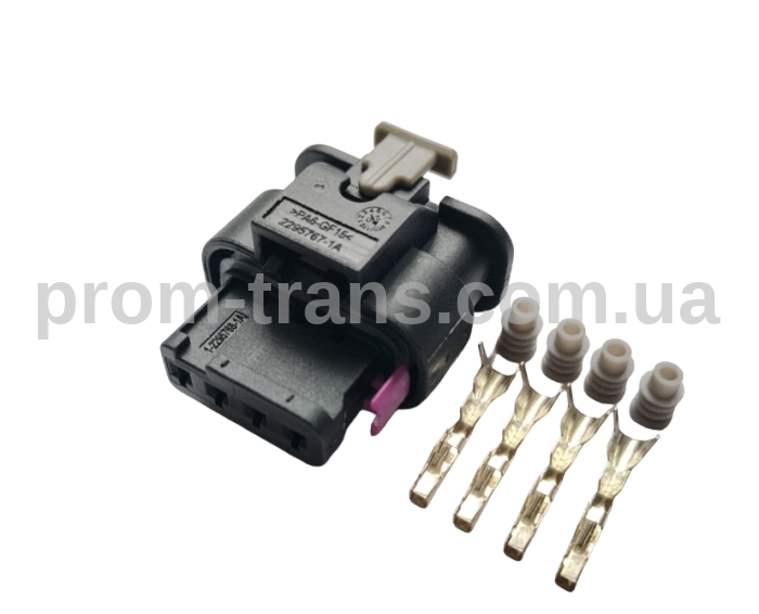 Авто разъем 4-х контактный гнездовой аналог AMP 1-1456426-1 1-1456426-5 1488991-1 1488991-5