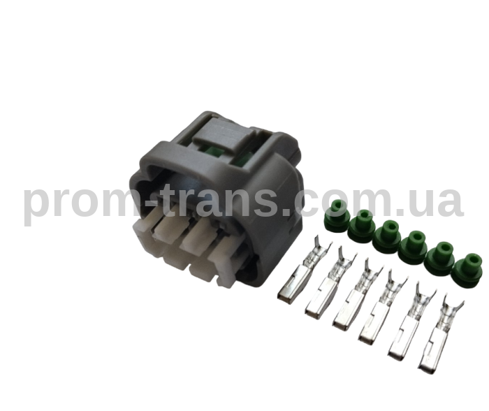 Авто разъем гнездовой 6-ти контактный аналог Toyota 90980-10988