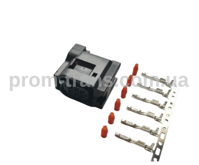Автомобильный разъем гнездовой 6-ти контактный аналог Sumitomo 6189-7042 Toyota 90980-12382