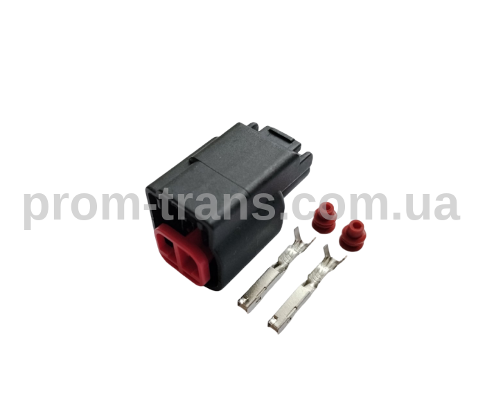 Разъем 2-х контактный гнездовой аналог GM 88988055 Ford 3U2Z-14S411-CUAA