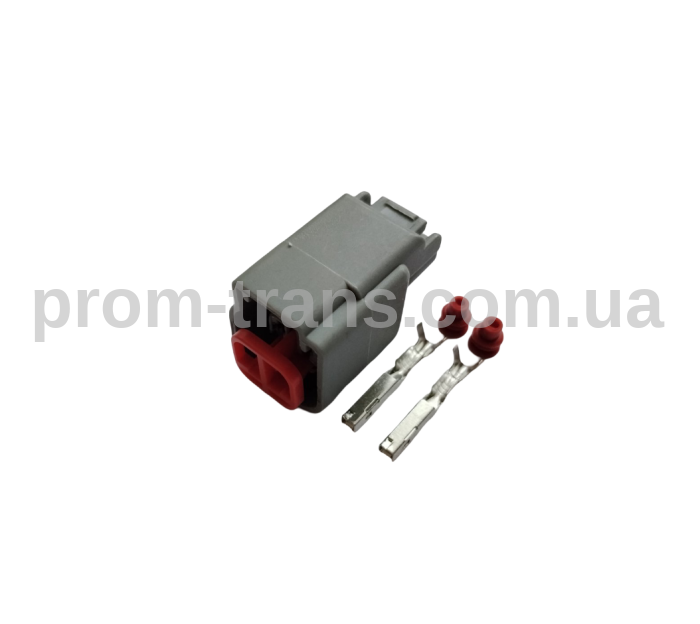 Разъем 2-х контактный гнездовой аналог GM 88988058