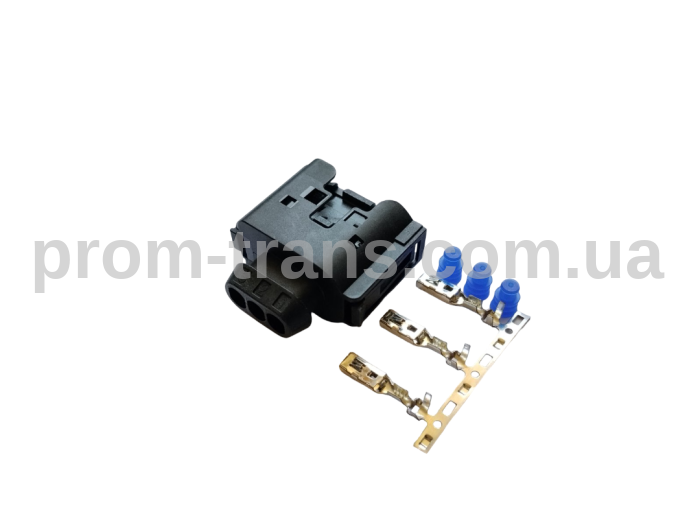 Разъем 3-х контактный гнездовой аналог KOSTAL 09 4413 51 09 4413 81 1433915