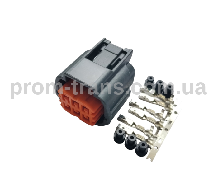 Разъем 6-ти контактный гнездовой аналог SUMITOMO 6189-0766 6189-1102