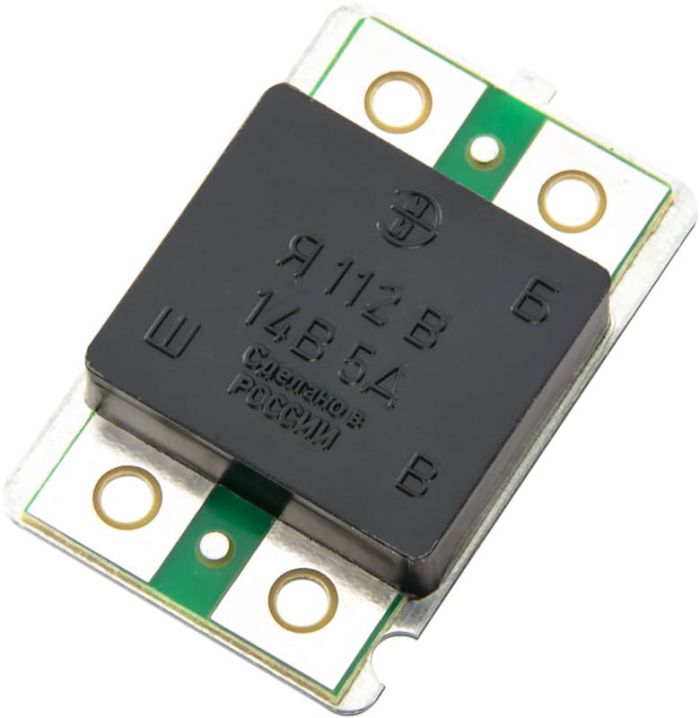 Регулятор напруги (шоколадка) ВАЗ 2104, 2105, 2107 (аналог Я112В1) 773.3702 (вир-во ЭМИ)