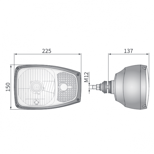 Фара головного світла RGV1.49001/RGV1.49011