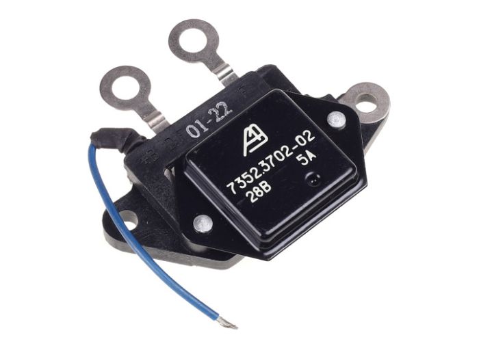 Регулятор напруги КАМАЗ ЄВРО 28V 5A (генератор 40.3771) 7352.3702-02 (вир-во КЗАЭ)