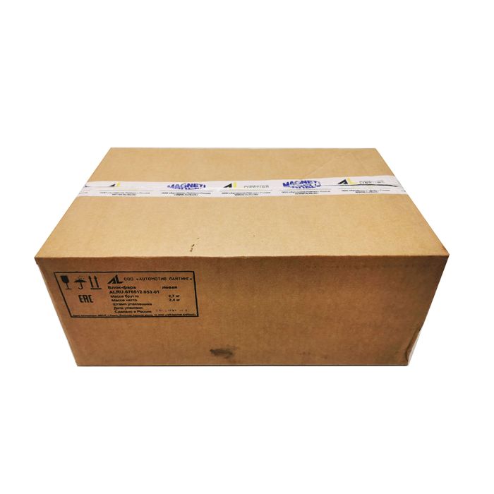 Фара ВАЗ 2113 / 2114 / 2115 ліва з жовтим поворотом ALRU.676.512.053-01 (вир-во AUTOMOTIVE LIGHTING)