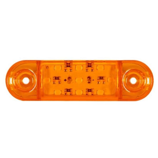 Габаритный фонарь 12-24V 9 LED желтый 8 см FR0174Y (пр-во FORM PLAS)