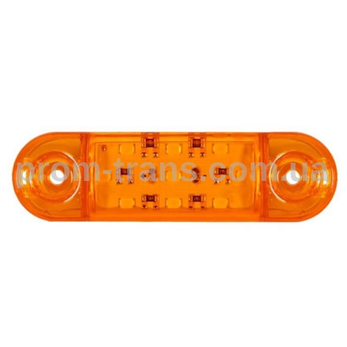 Габаритный фонарь 12-24V 9 LED желтый 8 см FR0174Y (пр-во FORM PLAS)